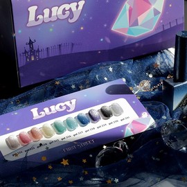 classic nail First Street Lucie Glitter Gel 10-piece set + 2 top gels / 퍼스트스트릿 루씨 글리터젤 10종 세트+탑젤2개