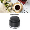 Coffee Tamper Stainless Steel Flat Bottom Coffee Distributor Leveler Coffee
