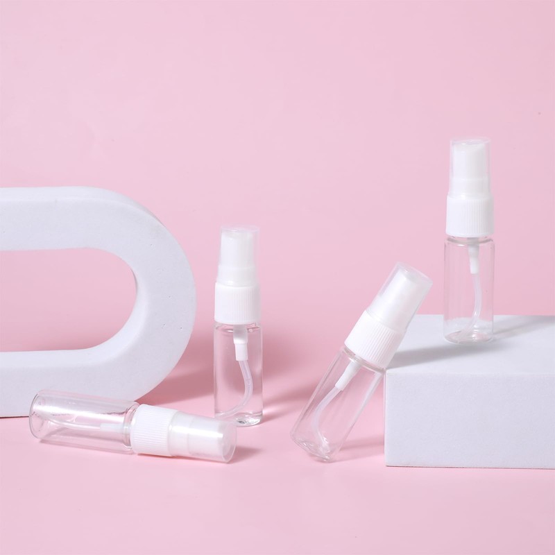 JJUNW 4 Pack Spray Bottle, Small Plastic Fine Mist Spray