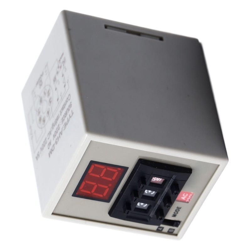 Delay Timer Relay Digital Display Stable Easy Controlled Delay Relay