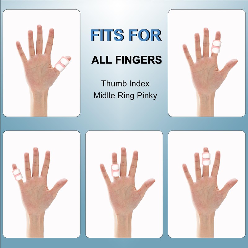 Nilailafi 5Pcs Thumb Splints, Trigger Finger Splint, Finger Brace for