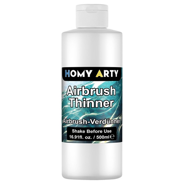 HOMY ARTY Airbrush Thinner - 16.9 Fl Oz, Water-Based Acrylic