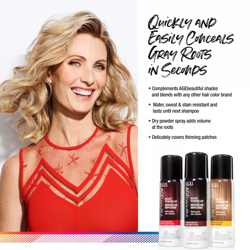 AGE beautiful Root Touch Up Hair Color Spray | Touch-Up