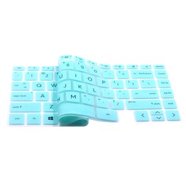 Keyboard Skin Compatible for HP Envy x360 Fingerprint Reader 13.3" 13t 13z 13m 13-ba/bd/ay Series 13-ba0010nr bd0031nr ay0021nr 13m-bd0023dx 13t-ba000 13z-ay000, HP Envy 13 13t/13-ba 13-ay Series-Mint