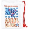 Tees Factory AB-5530355WH Angel Blue Shopper Wind Cloths, White, H7.9