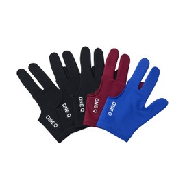 ONSEAMIRO ONEQ 3 Fingers Billiard Gloves Snooker Cue Professional 3 Colors (Spandex) 5pcs/Set