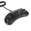 VBESTLIFE 16-Bit-Gamecontroller für Sega, 9-poliger 16-Bit-Handheld, Ergonomisches Klassisches Gamepad mit