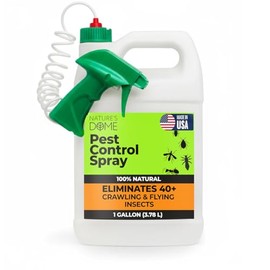 Nature’s Dome Pest Control Spray 1 Gallon | Natural Ant Killer & Bug Spray for Indoor & Outdoor Use | Eco-Friendly Bug Spray for Flea, Ticks, Ant & Mosquitos | Safe for Pets and Kids