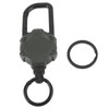 Magnetic Retractable Keychain Stainless Steel Wire Easy Pull Buckle Carabiner