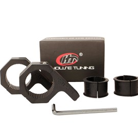 House Tuning Tube Clamps 1.875 inch , Bar Clamps 1 7/8 inch Roll Cage Holder Mount Clamp for Fog Light Bar (2pcs-1.875" Clamp)