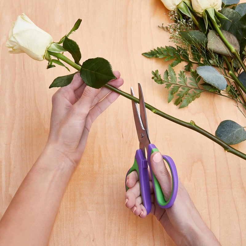FloraCraft Floral Shears 7.5 Inch Purple