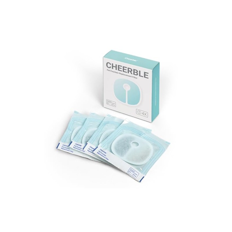 Cheerble Cat Water Filter Replacement for Cat Water Filter (4-1)