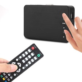 HDMI Media Player, 1080P 4K Full HD Ultra HDMI Digital Multimedia Player with Adapter and Remote Control for MKV/RM, MMC USB Drives and SD Cards, Car HD Player