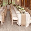 Jute Table Runner, 10 m x 30 cm, Beige Jute