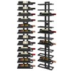 IBUYKE Wall Mounted Wine Rack 12 Bottle,Metal Wine Bottle Holder