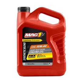 Mag 1 64845 Synthetic Blend 15W-40 CK-4 Heavy Duty Diesel Engine Oil - 1 Gallon