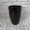 Pixies Gardens Beautiful Black Ceramic Planter Single Pot