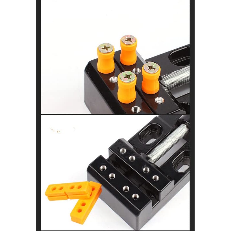 Mini Bench Clamp Flat Table Vice Adjustable Drill Press Vice