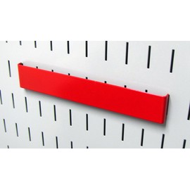 Wall Control 10-AH-008 R Hanger Holder Pegboard Bracket Accessory for Wall Control Pegboard Only, 8", Red