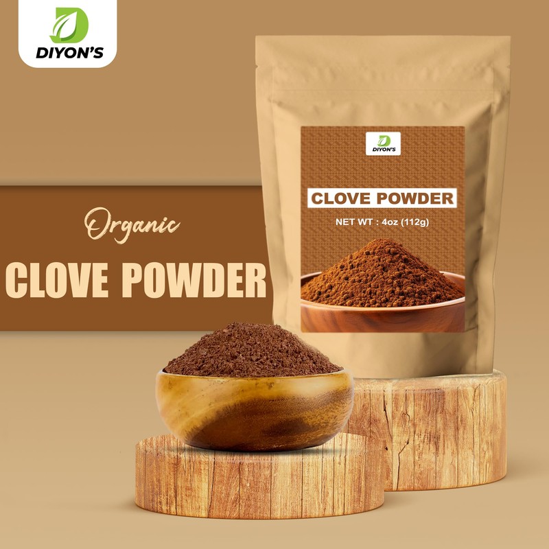 Diyon's Clove Powder Premium Grade 4oz (112g) 100% Pure From