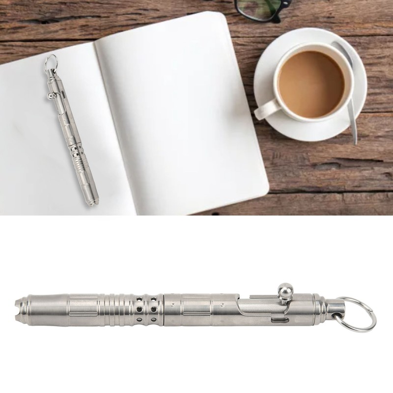 Titanium Alloy Ballpoint Pen Portable Pocket Pen for Everyday Use