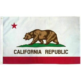 California State Flag 100% All Weather Polyester with Brass Grommets 3X5 ft 100D