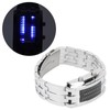 LED Watch Unique Binary Time Mode Display Convex Arc Structure