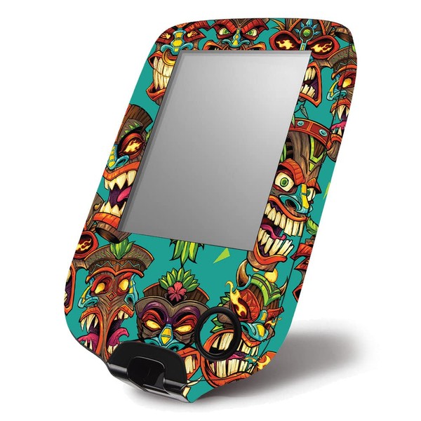 MightySkins Skin Compatible with Abbott Freestyle Libre 1 & 2 - Crazy Tikis | Protective, Durable, and Unique Vinyl Decal wrap Cover | Easy to Apply, Remove, and Change Styles | Made in The USA