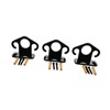 ａ aternee 3Pcs Wall Mount Workout Anchors, Resistance Band Wall