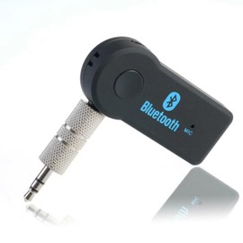 Car Bluetooth 3.5mm AUX Adapter, Mini Bluetooth 5.3 Vehicle Amplifiers for Stereo/Speaker/Wired Headphones, Bluetooth Car Adapter AUX, Hands-free Calls, Dual Connection