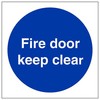 V Safety Eco-Friendly Fire Door Keep Clear 200 x 200