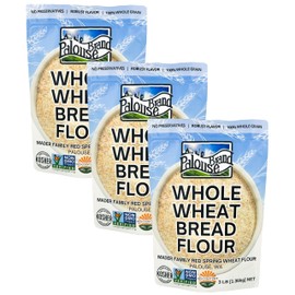 Certified Glyphosate Residue Free Bread Flour | 9 LBS | Whole Wheat Unbleached | Non-GMO | 100% Non-Irradiated | Kosher | USA Grown | Field Traced | Resealable Bag