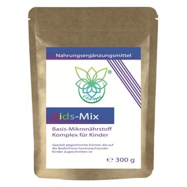 VITARAGNA KIDS-Mix: Vitamin C & Magnesium & Zink uvm. für Kinder als Pulver – Natürliches Nahrungsergänzungsmittel für Kinder mit Ballaststoffen, Lecithin & Cranberry-Pulver