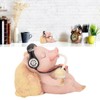 Pig Statue Mini Funny Casual Musical Resin Pig Art Figurine