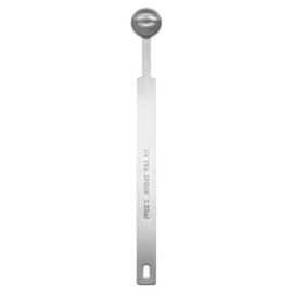 HARFINGTON Single Measuring Spoon 1/4tsp (1.25ml) Teaspoon/Tablespoon 430 Stainless Steel Single Tiny Square Bowl Measuring Spoon Long Handle Measure Scoop