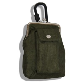 Kawasumi Seisakusho WK-11KH Multifunctional Work Pouch, 2-Way Attachment, Belt Loop, Carabiner Included, Khaki