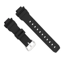 unilabo 71606395 Resin Watch Band Compatible for Casio 3232 DW-9051 DW-9052 DW-004C DW-6900 GW-6900 G-2200 G-2210 16mmx 26mm Strap Replacement for men and women wirst watchband, Black