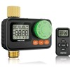 RESTMO RF Remote Controlled Sprinkler Timer with,Water Timer for Garden