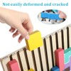 Fiotha Holzpuzzle Tetris, 3D Puzzle Tetris Spiel Kinder mit Halterung,