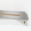 Seachrome Corner Shower Shelf in a Satin Finish with a