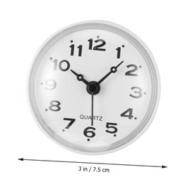 DOITOOL Silent Wall Clock Waterproof Digital Kitchen Clock for Bathroom Home Travel