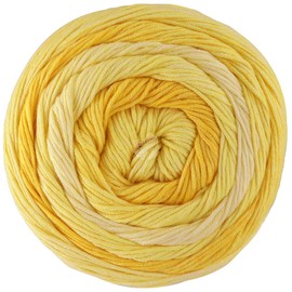 LANA GROSSA Gomitolo Tono Wool in Subtle Tone-on-tone Colour Gradient in Fruity Colours, Hand Knitting Yarn Made of 100% Cotton (Organic), 100 g Wool for Knitting and Crocheting, 360 m Yarn FB 1031
