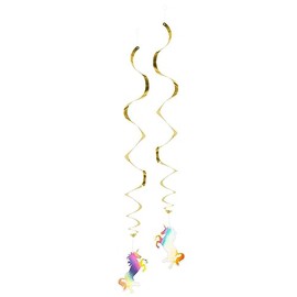 Boland 50001 Decorative Spirals Unicorn, Colourful, Standard Size