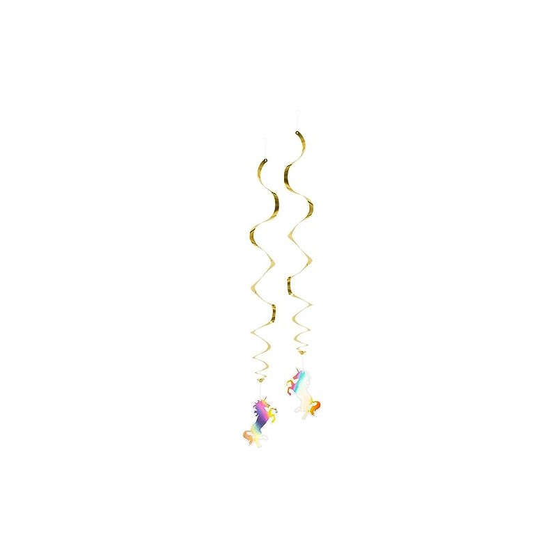 Boland 50001 Decorative Spirals Unicorn, Colourful, Standard Size