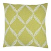 Paoletti Olivia Cushion Cover, Citron, 45 x 45cm
