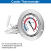 Uharbour Cooler Thermometer Comercial Freezer Thermometer Capillary Design Refrigeration Gauge,