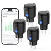 EIGHTREE WiFi Outdoor Socket, Timer Switch with Current Measurement, IP44