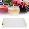 Decorative Tray Elegant Exquisite Texture Ergonomic Serving Tray with Handles