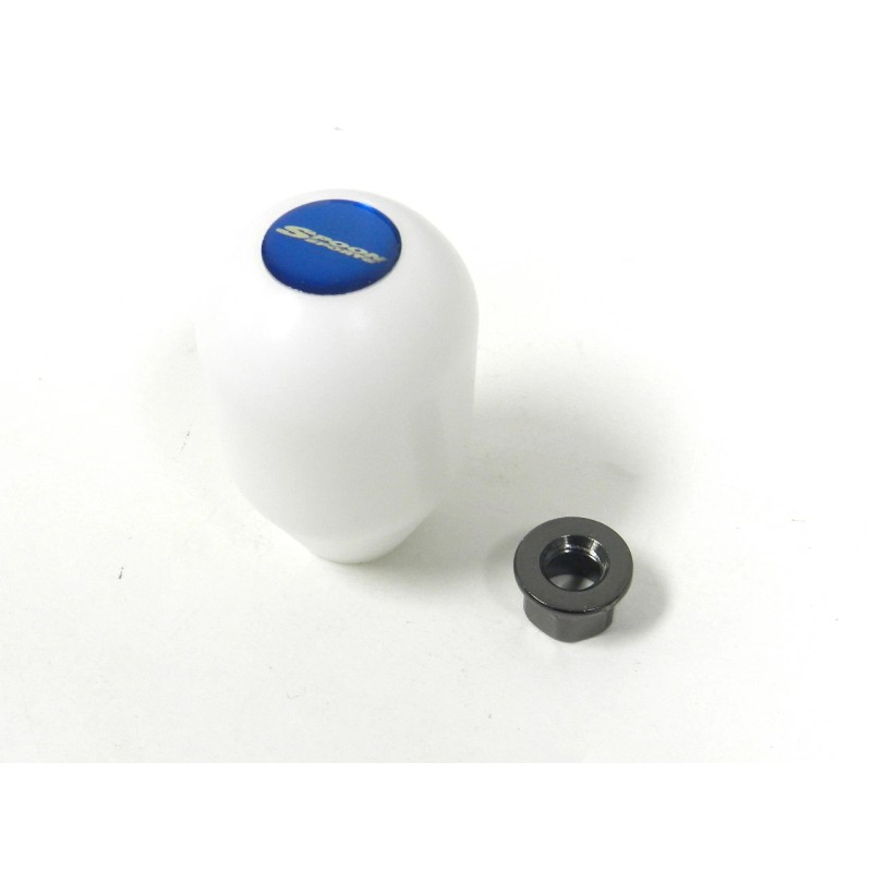 SESHOP M10X1.5 WHITE DELRIN TEFLON LIGHT WEIGHT SP SHIFT KNOB