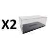 - Set of 2 Acrylic Display Cases with Cover +